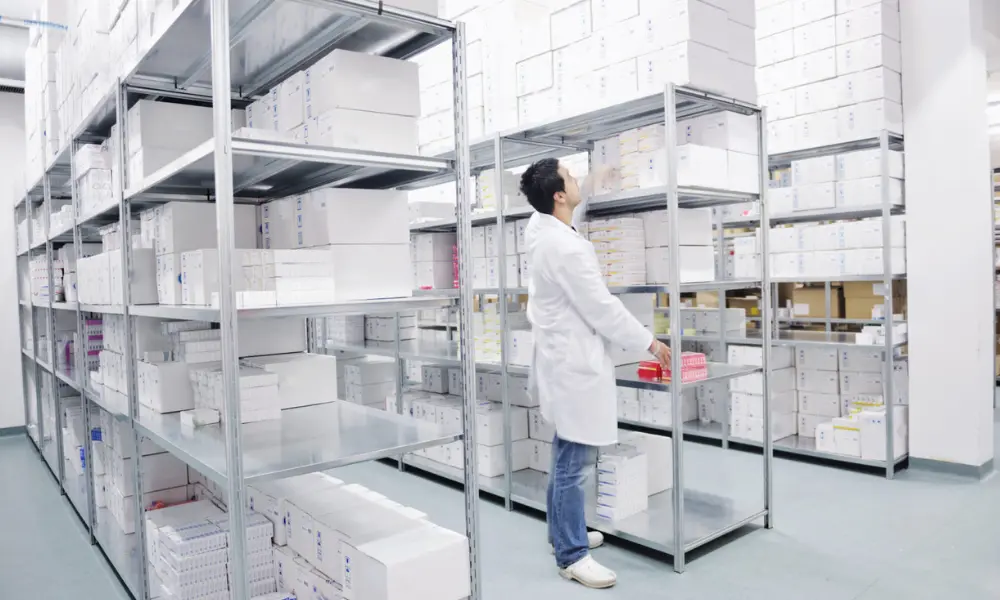 warehouse in pharmaceutical industry