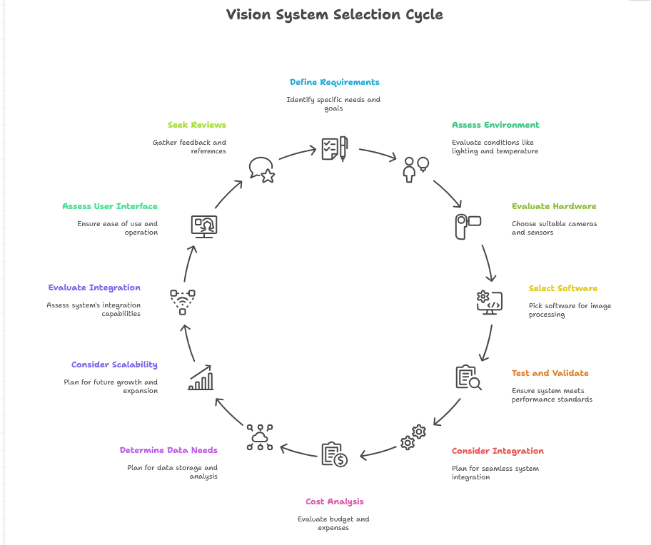 Steps for Choosing  The Right Vision System