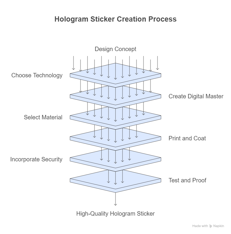 Steps to Create Hologram Stickers