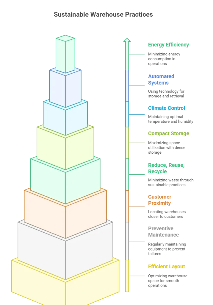 practices for a sustainable warehouse 