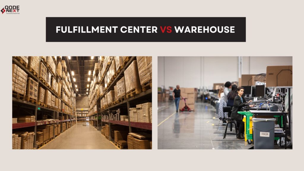 Difference between fulfillment center and warehouse