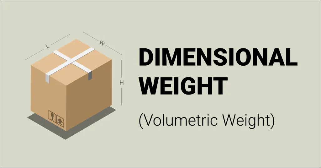 How to calculate dimensional weight?