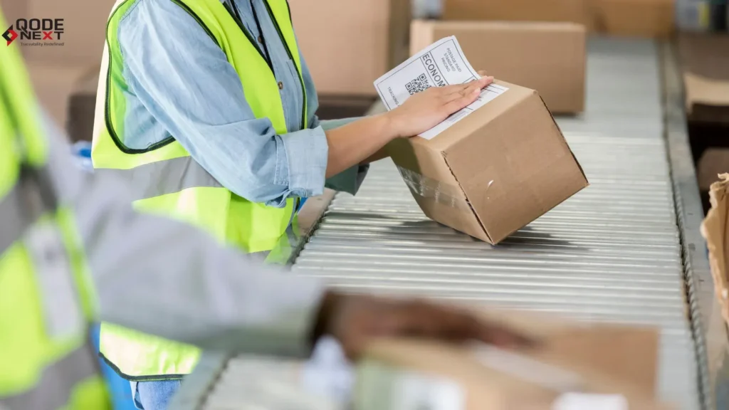 Step-by-step Return labels​ guide infographic