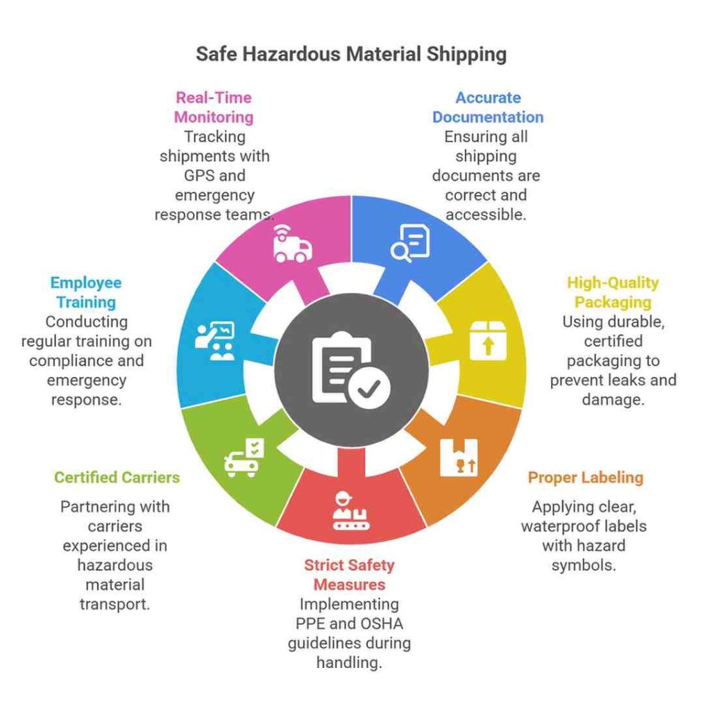 Safe Hazardous Material Shipping Details