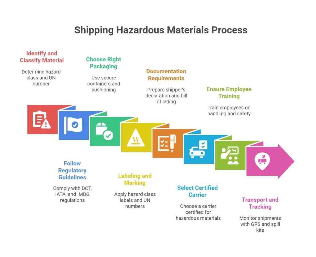 Various Shipping Hazardous Materials Process