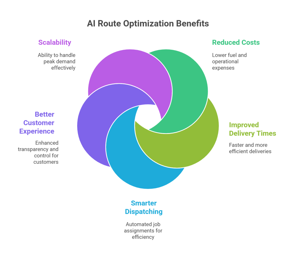 The Real-World Benefits of AI Route Optimization