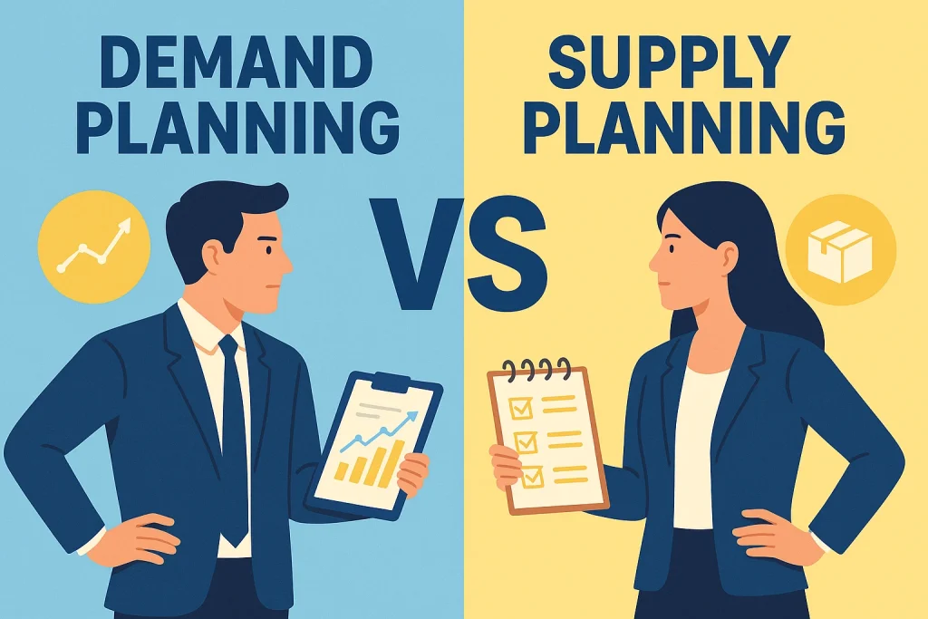 DEMAND PLANNING VS SUPPLY PLANNING
