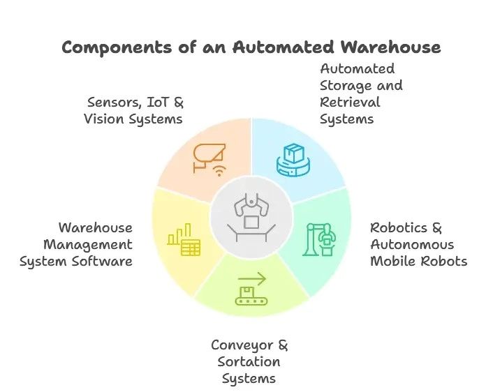 components of warehouse automation
